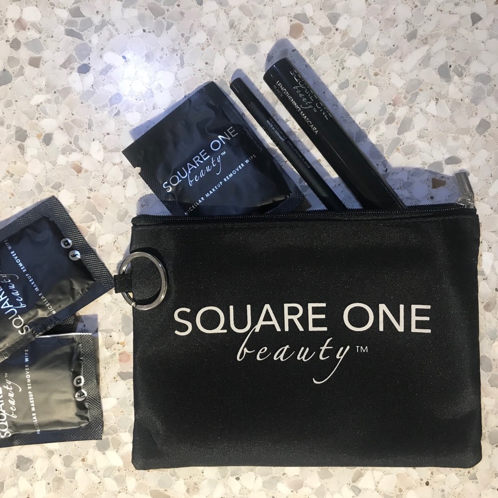 Bundled beauty to-go bag!